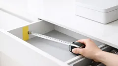 서랍 안쪽 치수, 포스트잇 한 장으로 mm까지 정확히 재는 법