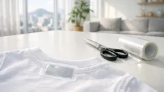 목 뒤 라벨 따가움, 가위 없이 방수 필름 한 장으로 해결하는 방법