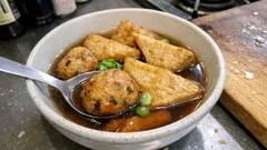 아쓰아게·간모도키 니모노: 다시 국물에 은근히 졸여 밥에 딱 맞는 담백한 조림