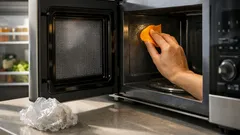 귤 껍질로 전자레인지 1분 청소하는 0원 루틴