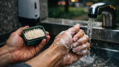 비누 없을 때 당황하지 않는 법, 민트캔 휴대용 비누 플레이크 만들기