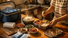 여름 도시락, 뜨거운 반찬 바로 담으면 위험한 이유와 결로 방지법