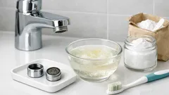 욕실 수전 끝 에어레이터 청소, 구연산과 중조로 15분 만에 물때 싹 빼는 법