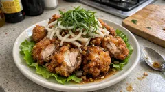 겉바속촉 유린기 만들기: 170℃로 바삭하게 튀기고 새콤달콤 소스만 끼얹어요