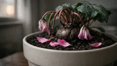 시클라멘이 갑자기 축 처질 때, 휴면인지 과습인지 10초 진단법