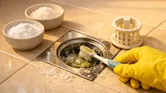 욕실 배수구 누메리, 베이킹소다와 구연산으로 5분 만에 정리하는 법