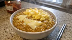 남은 카레와 밥으로 끝: 치즈·계란 카레 리조또 냄비 하나 레시피