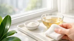 겨울 호접란이 힘없을 때 찻물로 잎 닦는 법과 주의사항