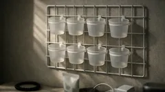 다이소 와이어 네트로 10분 만에 완성하는 벽걸이 수납판 만들기