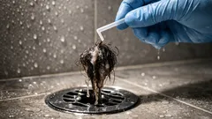 스트로우 하나로 욕실 배수구 머리카락 막힘 빼는 초간단 방법