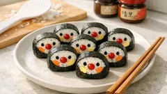 밥·김·계란말이로 귀엽게 완성: 산산·쿠모린 캐릭터 에호마키 도시락 만들기