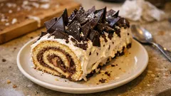 마스카포네·누텔라 크림 듬뿍, 트론코 지렐라 디 나탈레(통나무 케이크) 만들기