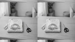 가위 하나로 끝, 바늘 없이 티셔츠 리폼 가방 만드는 법