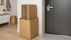 끈·가위 없이 택배 박스 정리하는 ‘포켓’ 방법, 한 번에 세워 보관하기