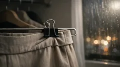 더블클립 하나로 스커트 허리 헐렁함 해결하는 초간단 방법