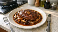 레드와인 소스에 보글보글—니코미 함박스테이크, 집에서 ‘가게 맛’ 내는 법