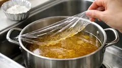 싱크대 막힘 막는 기름 처리법 4가지, 랩부터 전분까지