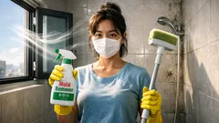 욕실 곰팡이 제거제 쓸 때 꼭 피해야 할 3가지 실수