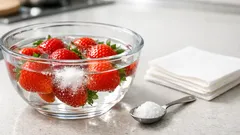 딸기 소금물 세척으로 신선도 오래 유지하는 방법