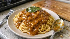 남은 카레, 그냥 데우지 말고 카레 스파게티로—면에 착 붙는 소스 만들기