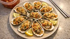 겉은 바삭, 속은 촉촉—판코 토핑으로 만드는 이탈리아식 굴 오븐구이(오스트리케 그라티나테)