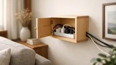 1만 원으로 끝내는 문 달린 콘센트 박스 DIY, 멀티탭 생활감 한 번에 숨기기