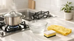 세스키 탄산소다로 가스레인지 오덕(삼발이) 기름때 싹 빼는 청소 루틴