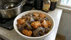 곤약 특유의 냄새는 줄이고, 양념은 쏙—사쓰마아게 곤약조림 15분 레시피