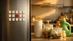 냉장고 자석표로 생활소모품 재고를 한눈에 관리하는 법