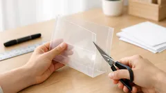 남는 클리어파일 1장으로 마치 있는 접이식 서류파일 만드는 법