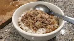 만 1세부터 먹기 좋은 유아용 소고기덮밥(규동) — 양파 단맛으로 순하게