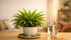 고사리 잎끝이 바삭해질 때, 물주기보다 먼저 점검할 3가지