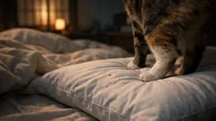 고양이가 화장실 다녀오자마자 베개로 오는 이유와 침구 위생 지키는 법