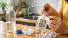 페트병 라벨이 안 뜯길 때, 손톱 안 아프게 한 번에 떼는 3단계