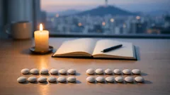 12/12 포털 루틴으로 연말 마음정리하는 법, 촛불과 종이만 있으면 끝