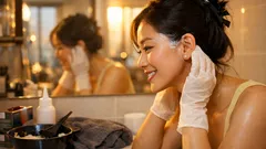 셀프 염색 헤어라인 얼룩, 바셀린 한 겹으로 미리 막는 방법