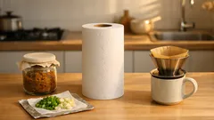 키친타월 하나로 해결하는 주방 꿀팁 3가지, 도마·흑설탕·커피 필터까지
